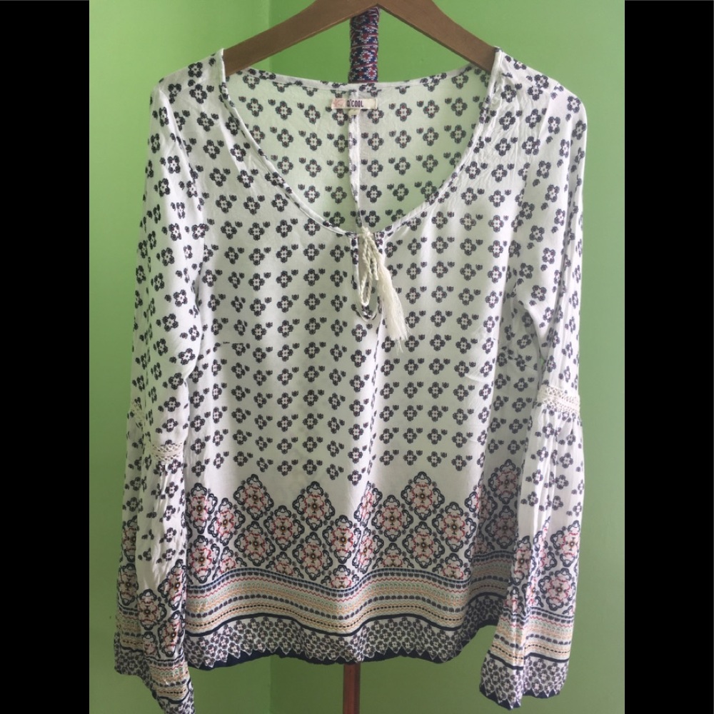 Boho blouse.